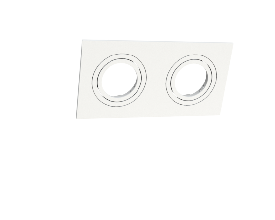 Embutido Duplo Plano Branco