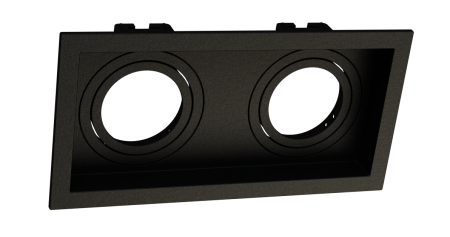 Embutido Duplo Recuado Preto